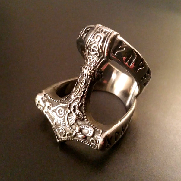 viking hammer ring