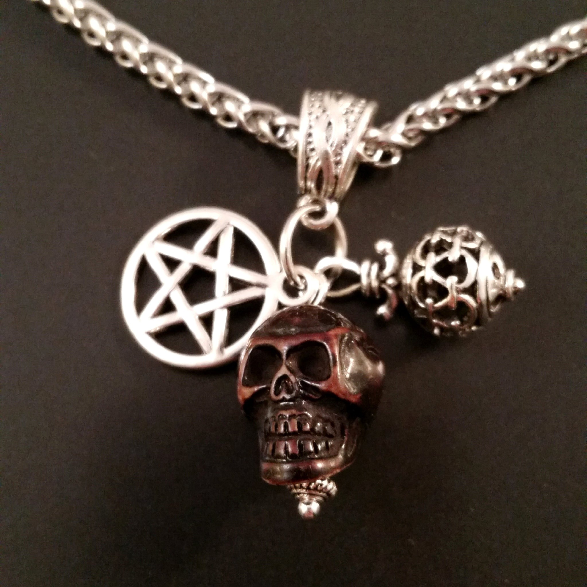 skull necklace