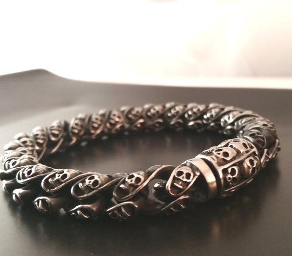 silver chain bracelet
