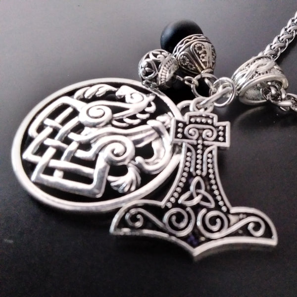 viking necklace hand made