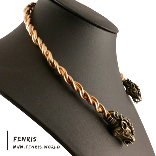celtic torc bronze stag