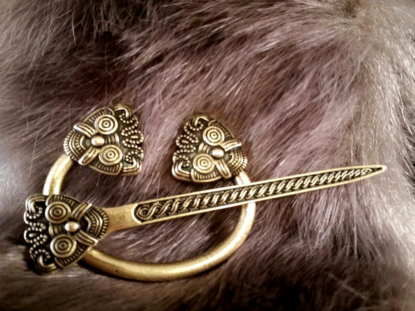 viking cloak pin