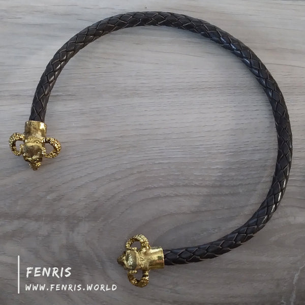pagan skull torc