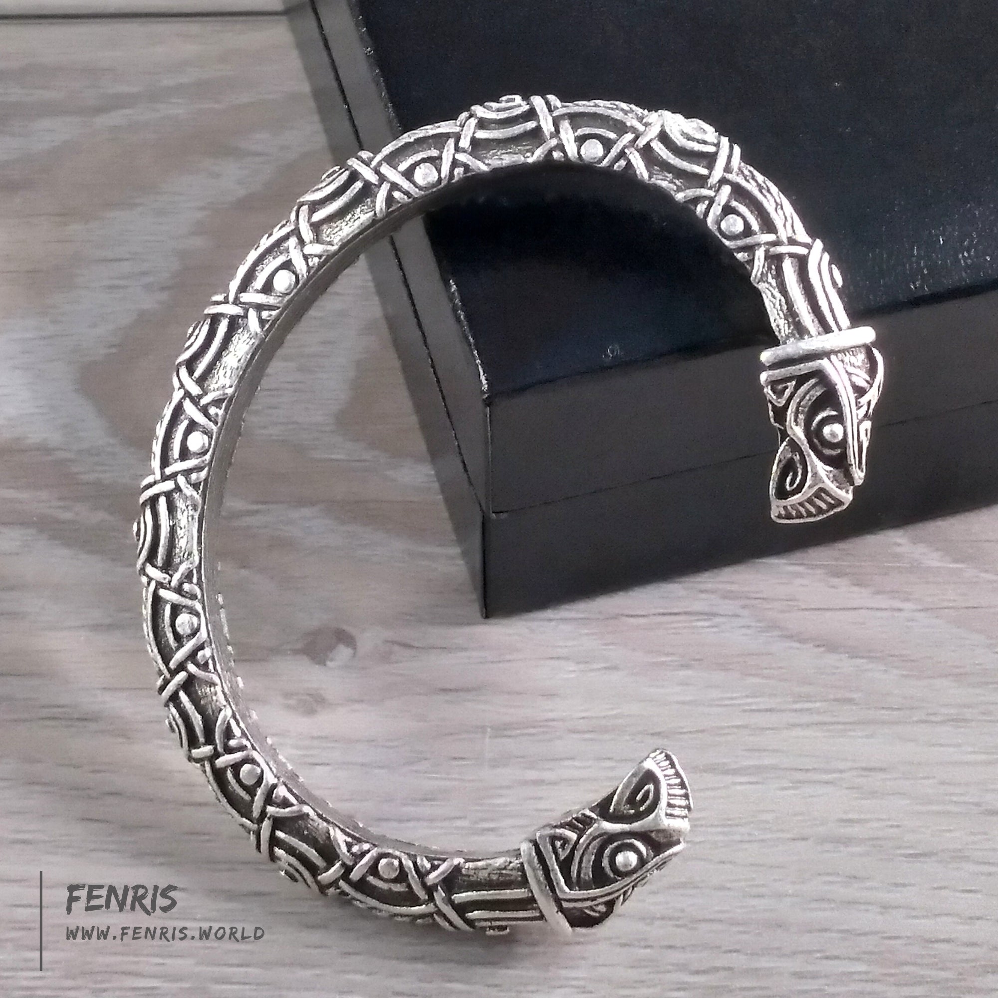raven torc bracelet
