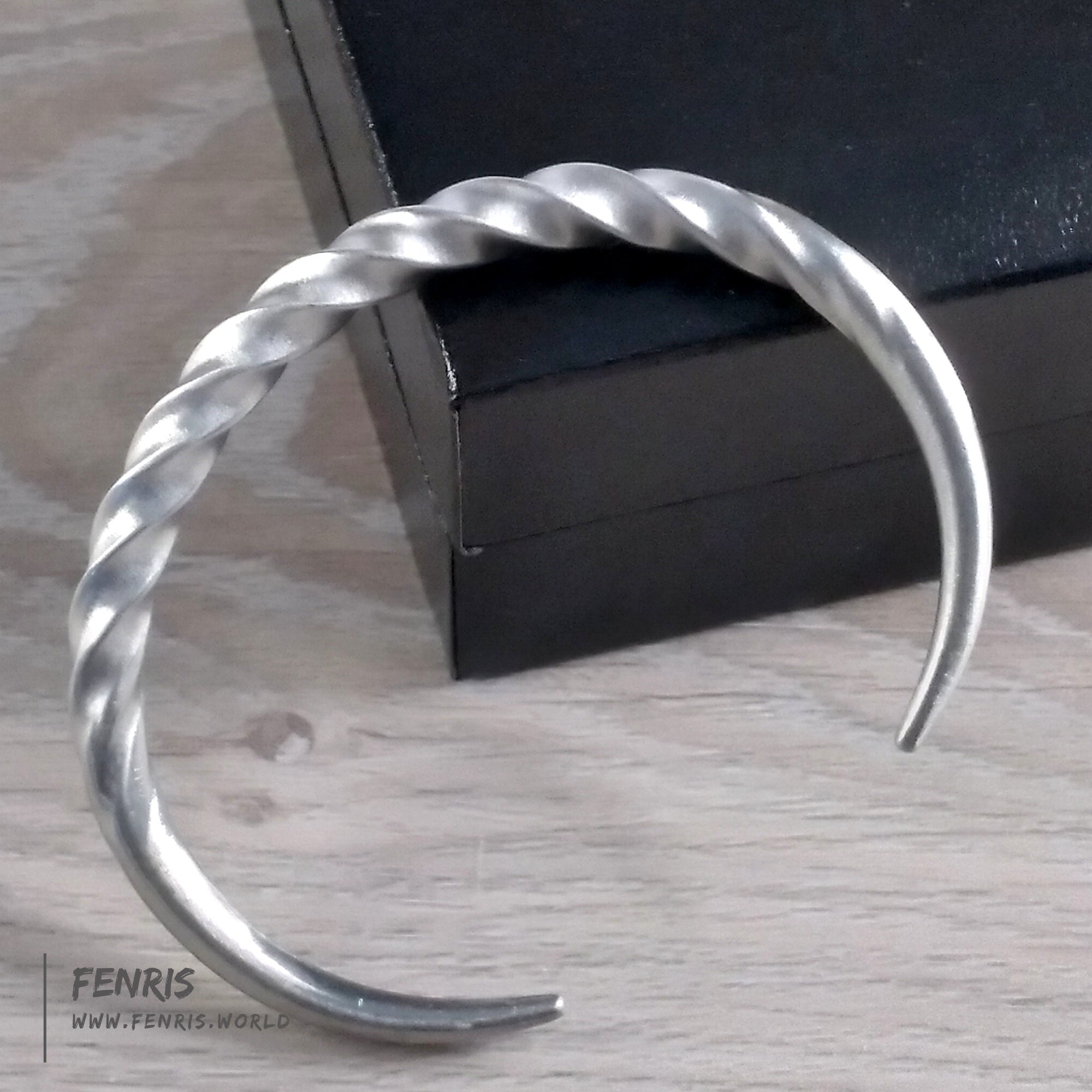 silver twist bracelet
