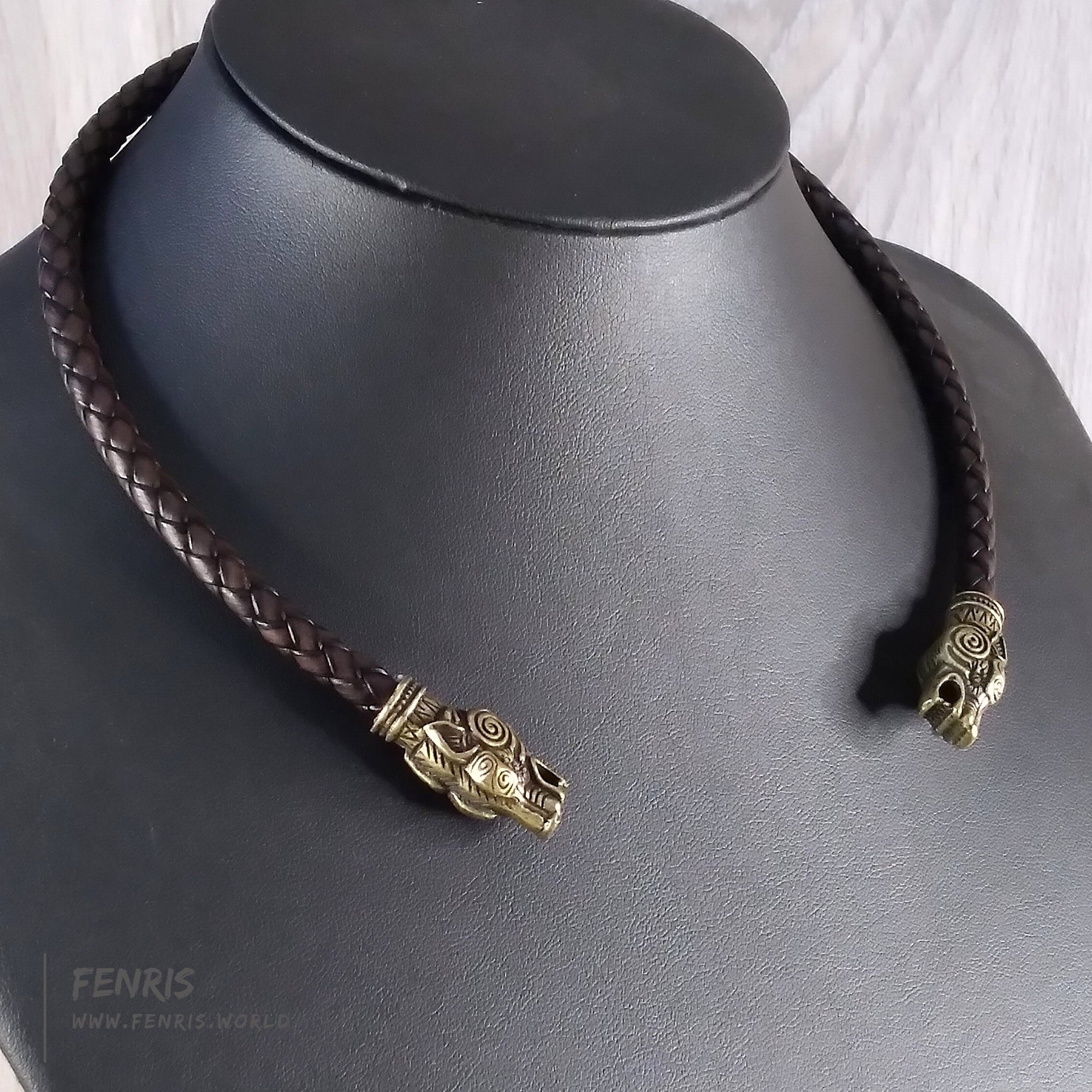 wolf torc bronze viking celtic