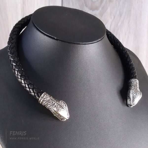 snake torc viking celtic pagan