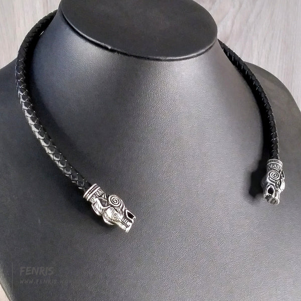 silver torc wolf