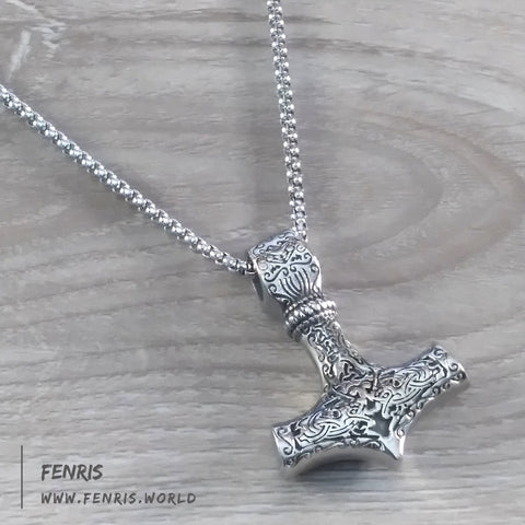 thor's hammer necklace