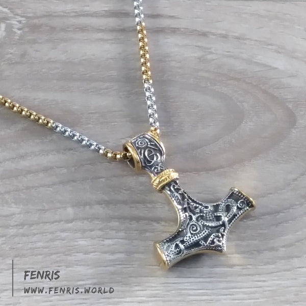 thor's hammer necklace