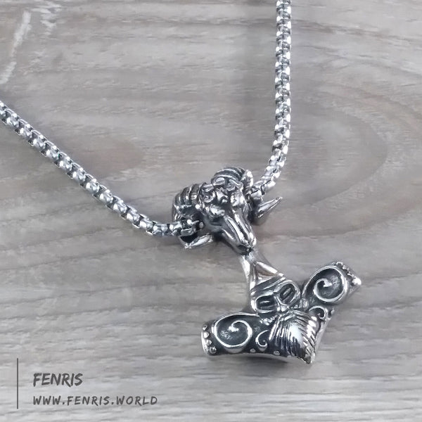 Thor's hammer necklace