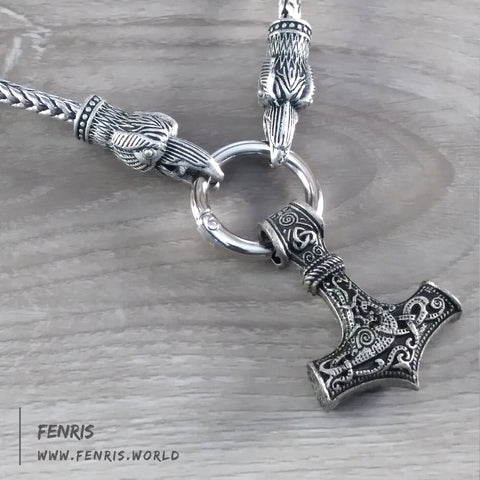 Thor's hammer necklace