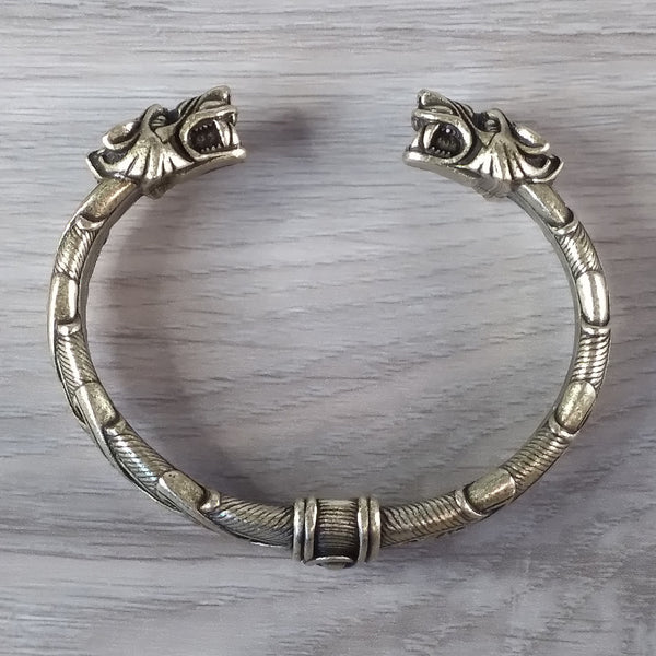 raven bracelet bronze torc