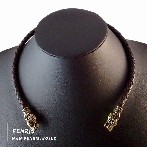 bronze torc wolf