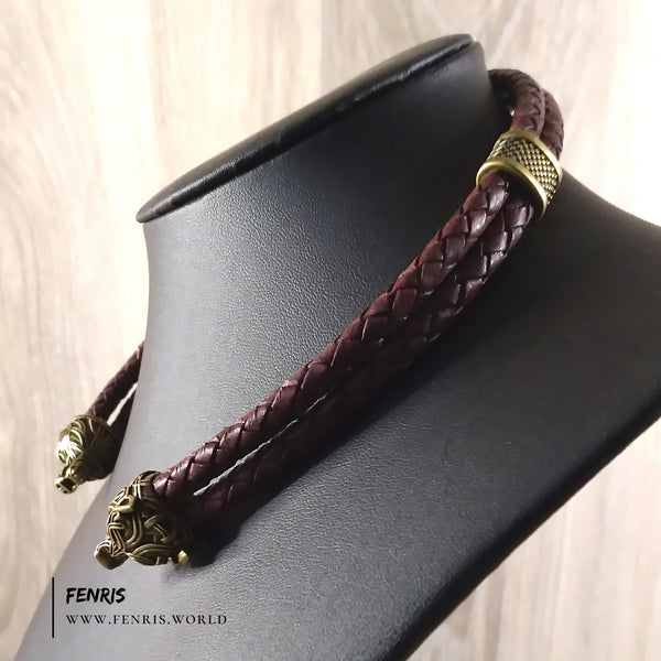 wolf torc bronze knotwork viking celtic